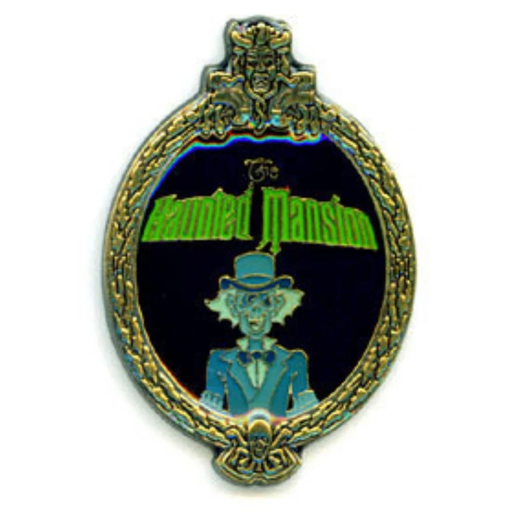Disney Pin Haunted Mansion Oval Frame Ezra Ghost Hitchhiking‎ 00132